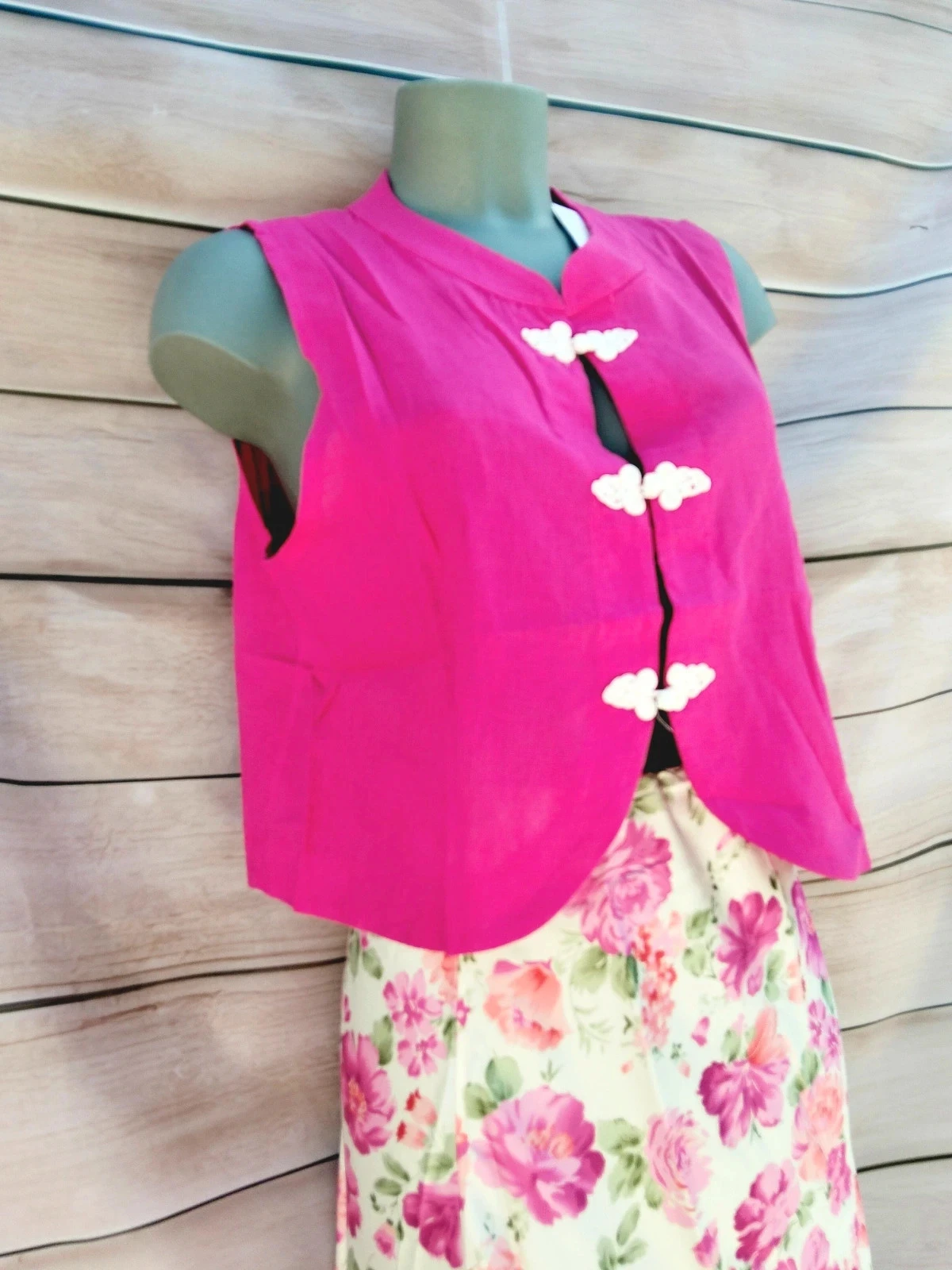 Fucsia Armonias-vest – Maat L (klein als een M)💜 – photo 4